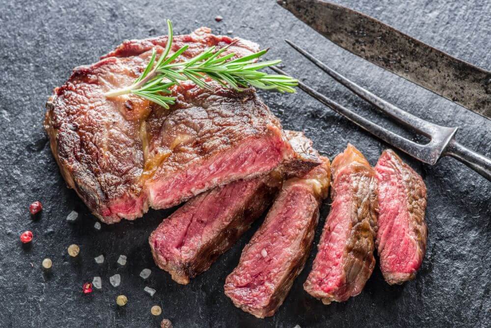 (4) 16oz Choice Angus Beef Ribeye Delmonico Steaks
