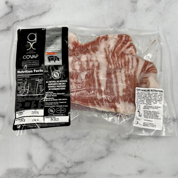 Black-Tag Spanish Iberico Pork Secreto de Bellota (Shoulder Muscle)