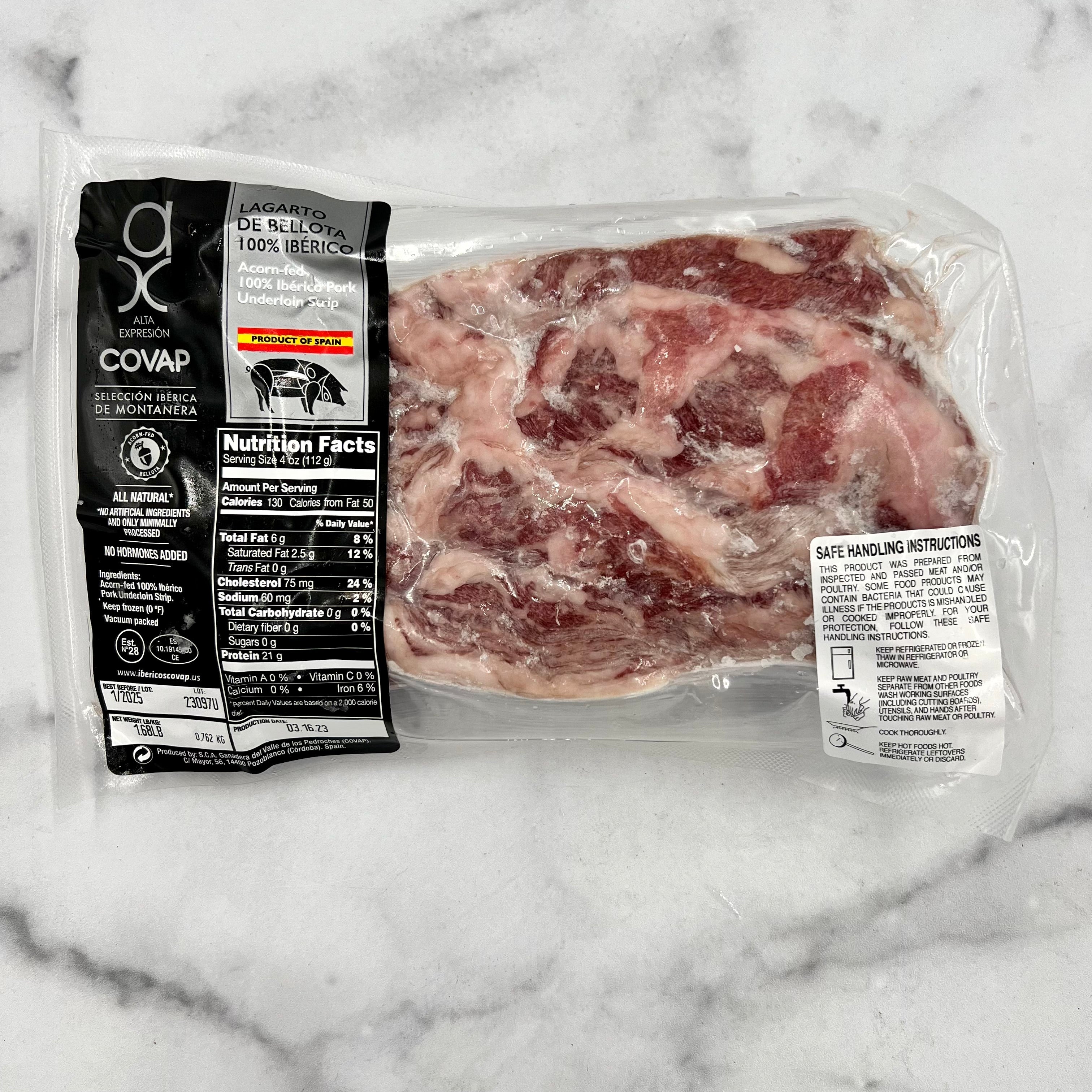 Black-Tag Spanish Iberico Pork Lagarto de Bellota (Underloin Strip)