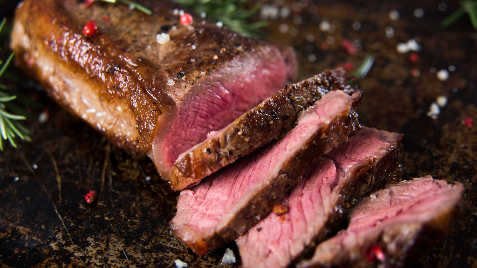 (4) 12oz Center Cut USDA Choice Angus New York Strip Steaks