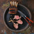 2 (12oz to 14oz) Frenched New Zealand Lamb Racks
