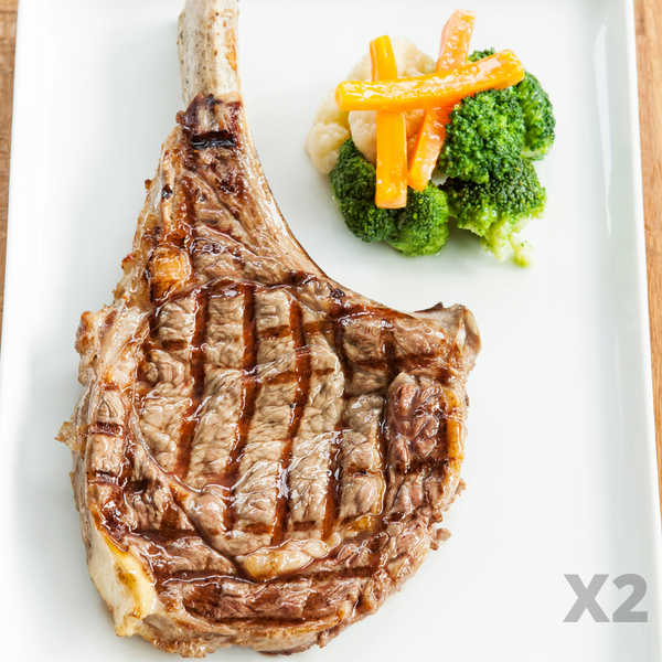 (2) 18oz Choice Angus Bone-In Rib Steaks