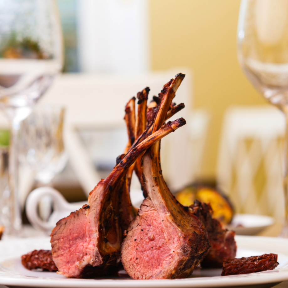 (1) 20/22 (20oz to 22oz) Frenched New Zealand Lamb Racks
