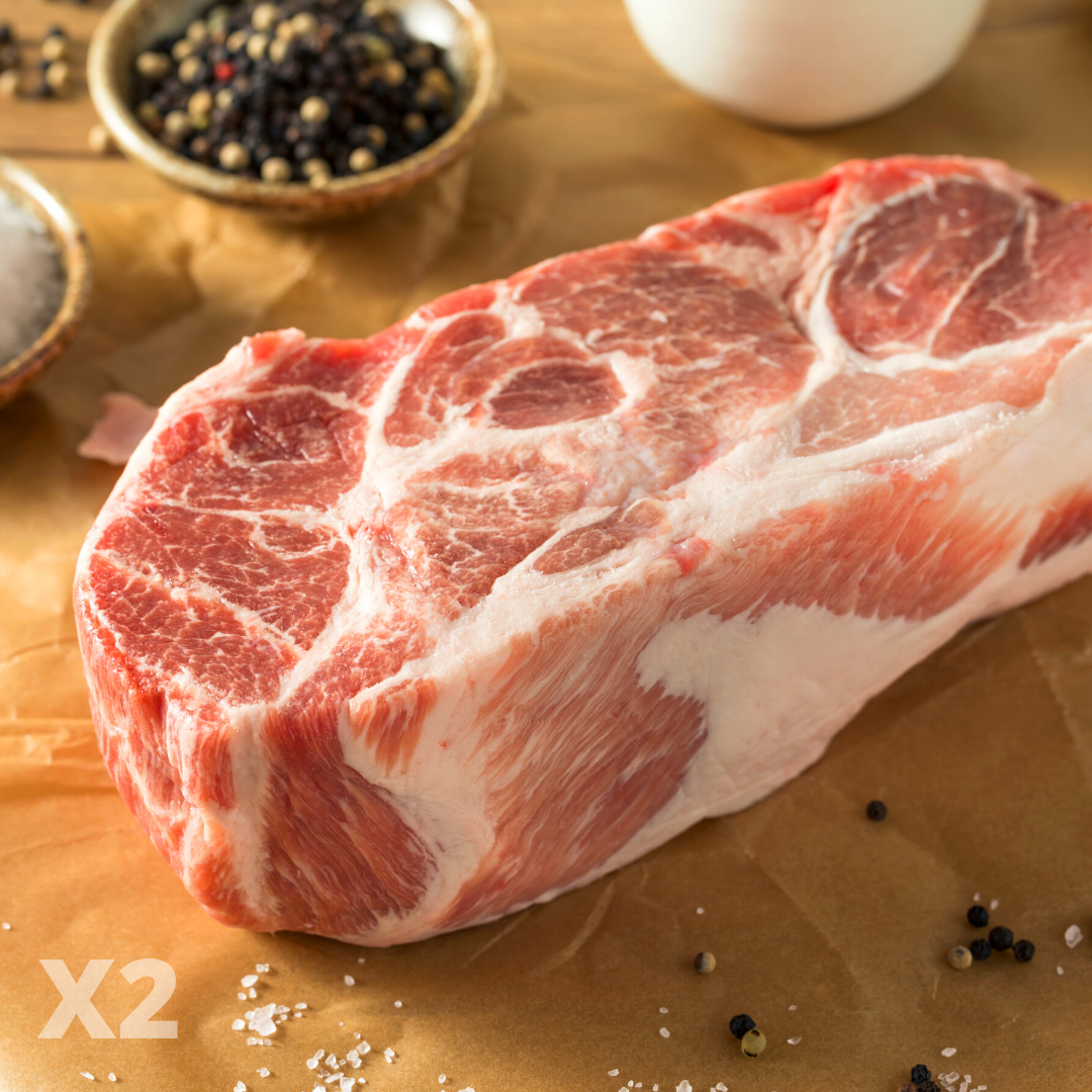 Beeler's Non GMO Hormone free Durco Boneless Pork Butts