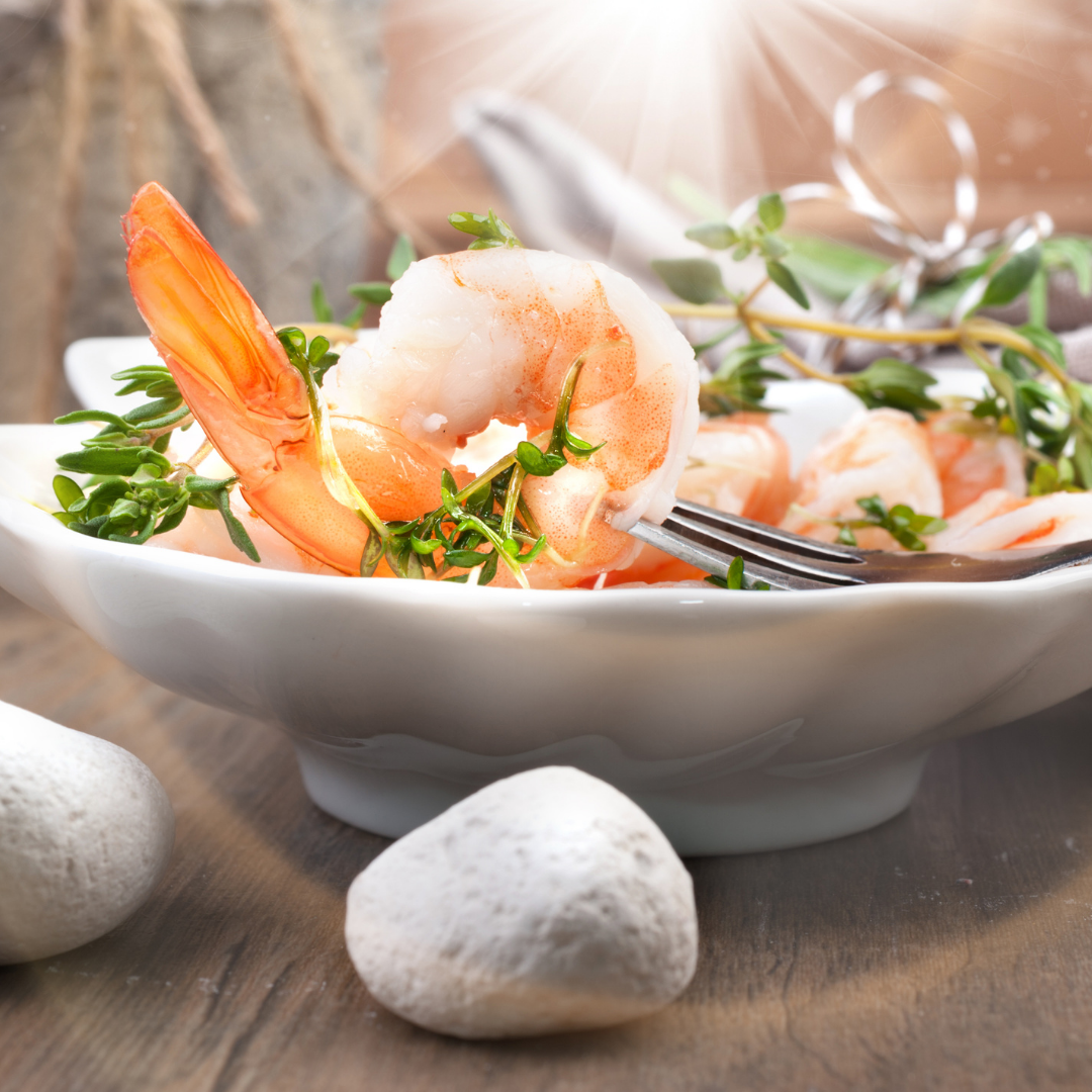 Huge 16/20 Peeled & Deveined (P&D) Tail On White Shrimp