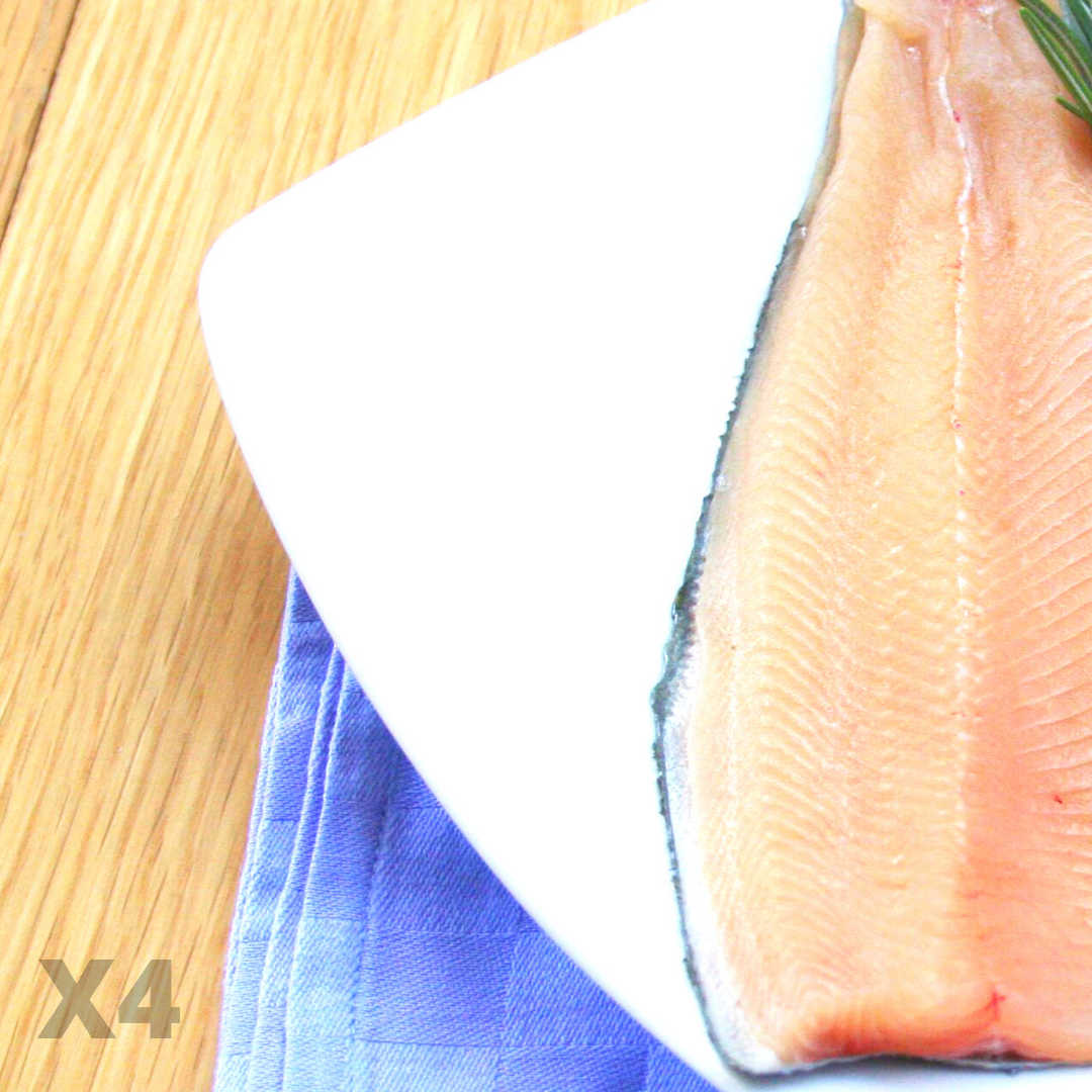 Rainbow Trout Skin-On (4) 9oz Portions