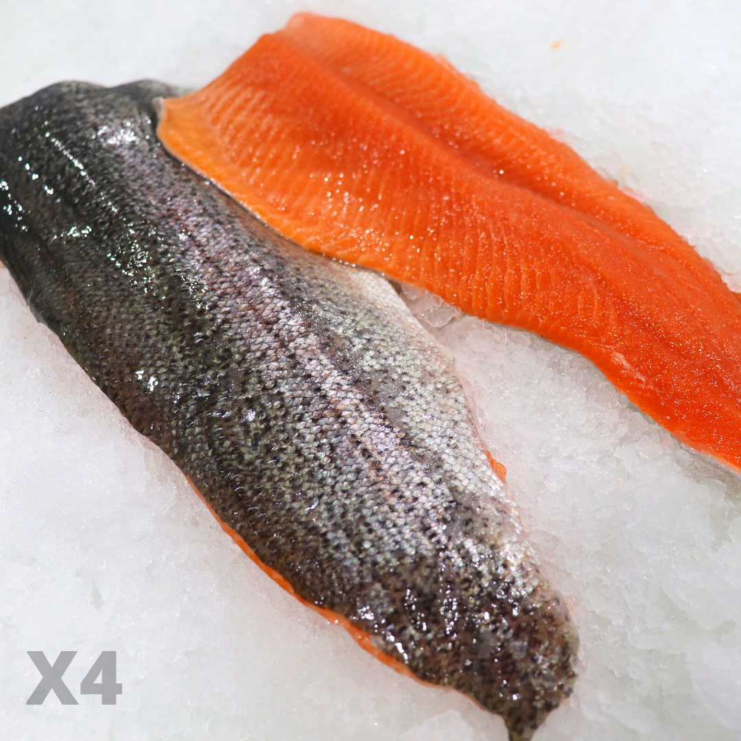 Patagonian Steelhead Trout Skin-On 4 (9oz) Portions